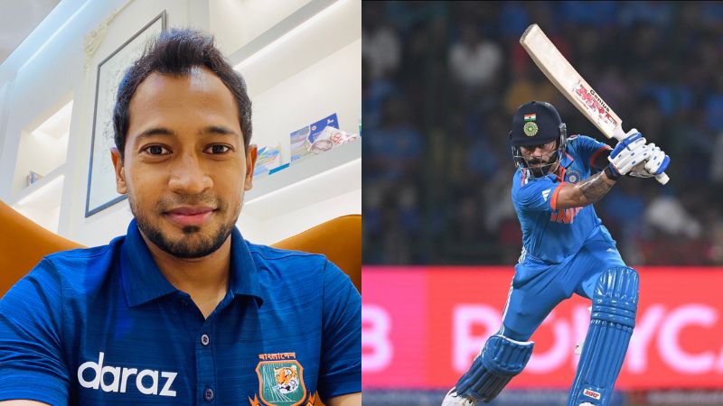 Mushfiqur Rahim's Wisdom: Caution Against Sledging Virat Kohli in Anticipation of India vs. Bangladesh Showdown