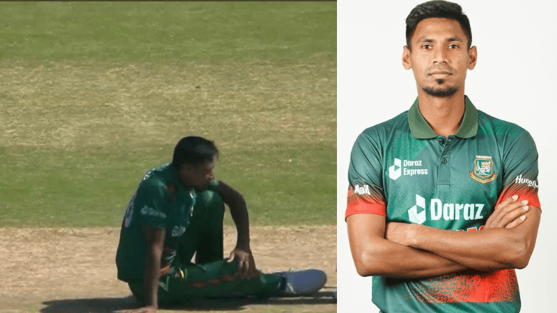 Mustafizur Rahman's Injury Scare During Eng vs Ban World Cup 2023 Game