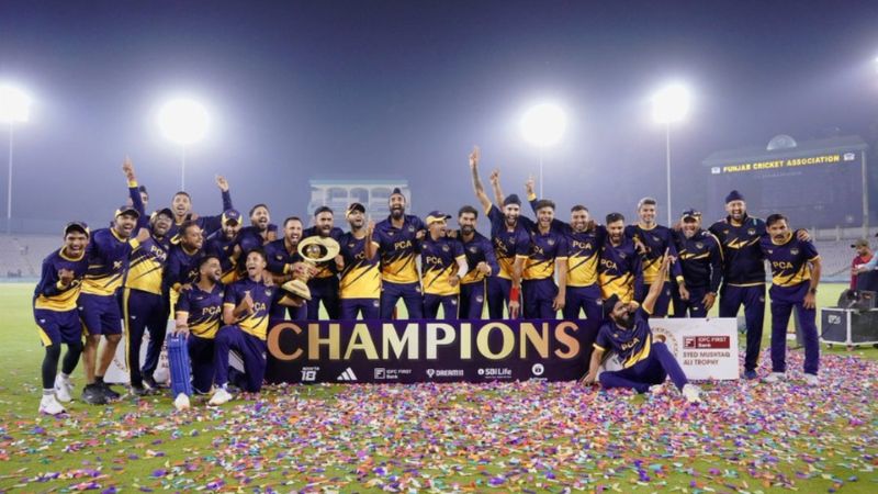 Punjab wins its first SMAT title against Baroda!