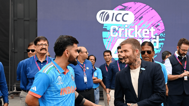 Kohli, Beckham's Pre-Match Ball Exchange Goes Viral