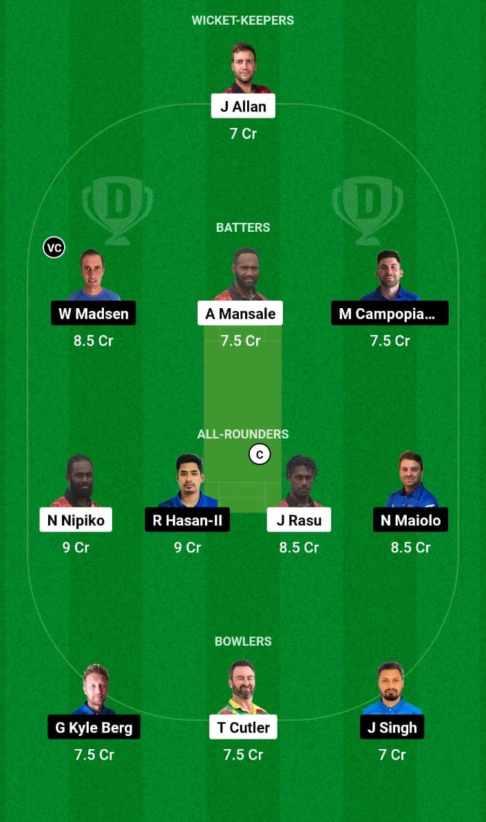 VAN vs ITA Dream11 Prediction Super Six Match 8 ICC Cricket World Cup