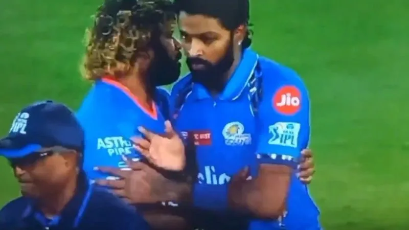 Hardik Pandya pushes Malinga, outraging MI; Malinga exits