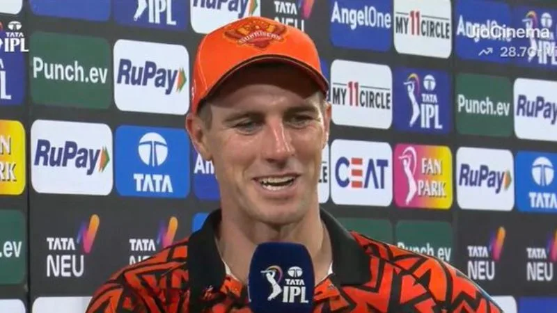 SRH Captain Pat Cummins Reflects on First Loss