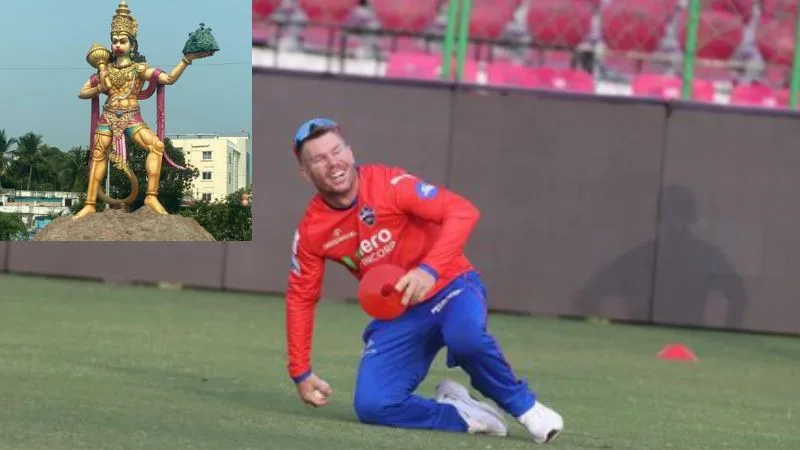 David Warner Shares Photo of Lord Hanuman Ahead of DC vs KKR Match